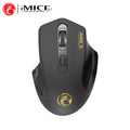 Silent 2.4G USB Receiver Wireless Optical Mouse Battery Style Computer Office Soundless Mouse For PC Computer Laptop IPad Mac
