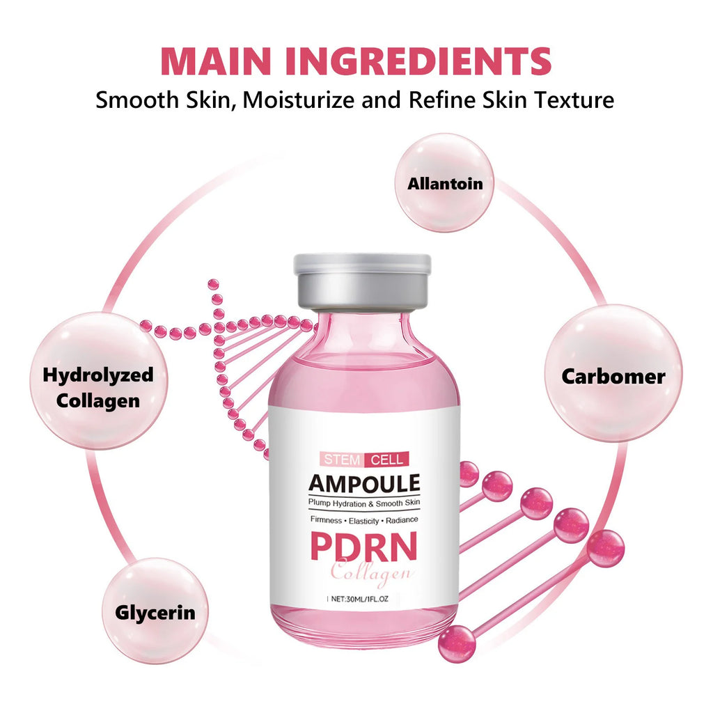 PDRN Salmon DNA Serum Ampoule Advanced Skincare Deep Repair Renew Skin Brighten Tone Strengthen Barrier Firming Facial Essence