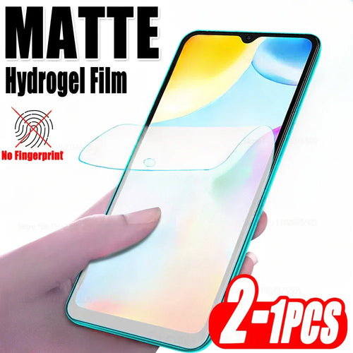 1-2PCS Matte Hydrogel Film For Xiaomi Redmi Note 13 12 11 10 Pro Plus 11S 10S 9S 8T Screen Protector For Redmi 13C 12C 10C 9C 8 Matte Tidesmit