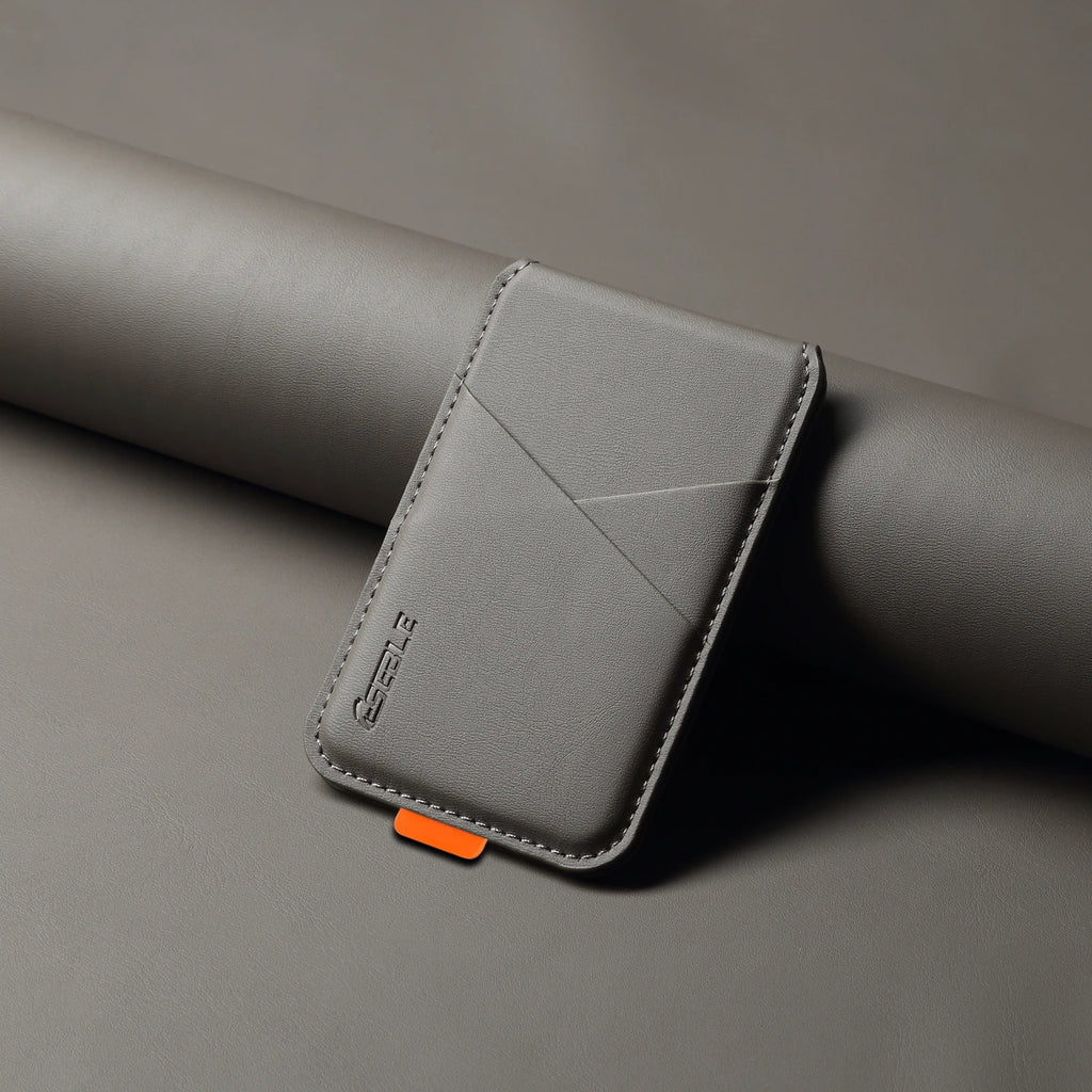 Magnetic Card Holder for iPhone: Slim RFID MagSafe Wallet & Card Case Dark gray Tidesmit