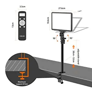 LED Video Light Panel | Adjustable Studio Fill Lamp for Creators Tidesmit