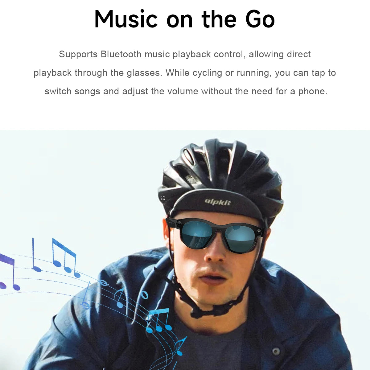 AI Smart Glasses with Camera & Bluetooth Audio | Tidesmit Tech Tidesmit