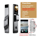 3D Face Recognition Smart Door Lock WiFi Electronic Home Lock with Camera RFID Card Compatible with Tuya for Smart Home Security