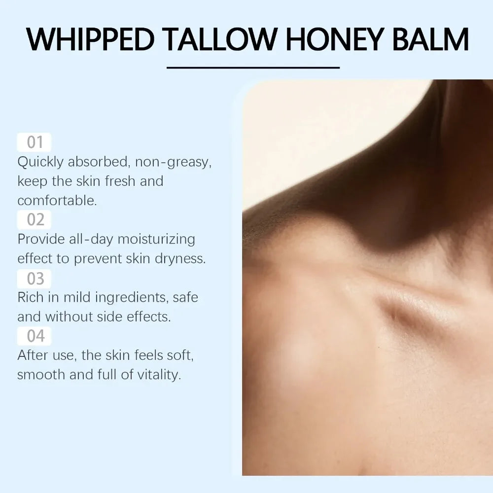 Tidesmit Copper Peptides PDRN GHK-Cu beef tallow blue balm texture close-up for mature dry sensitive skin hydration