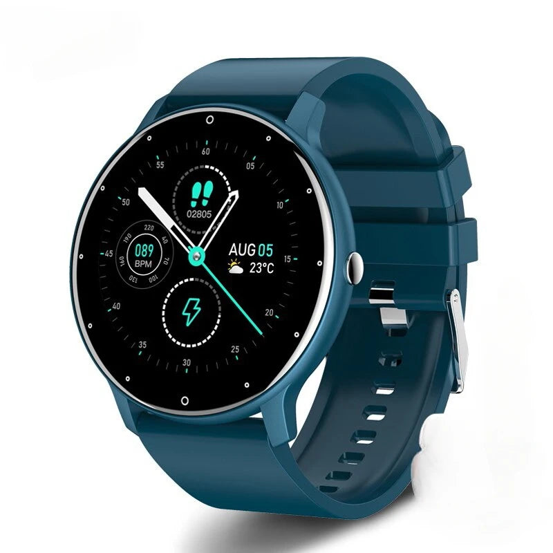 ZL02D Men Smart Watch Full Touch Screen Sport Fitness Tracker IP68 Waterproof Bluetooth Smartwatch for Men Women Smartphone 2023
