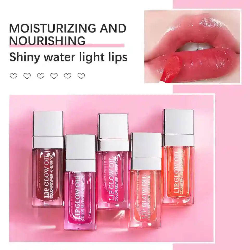 Moisturizing Lip Oil Gloss - Plumping and Exfoliating Treatment Lip Care Tidesmit