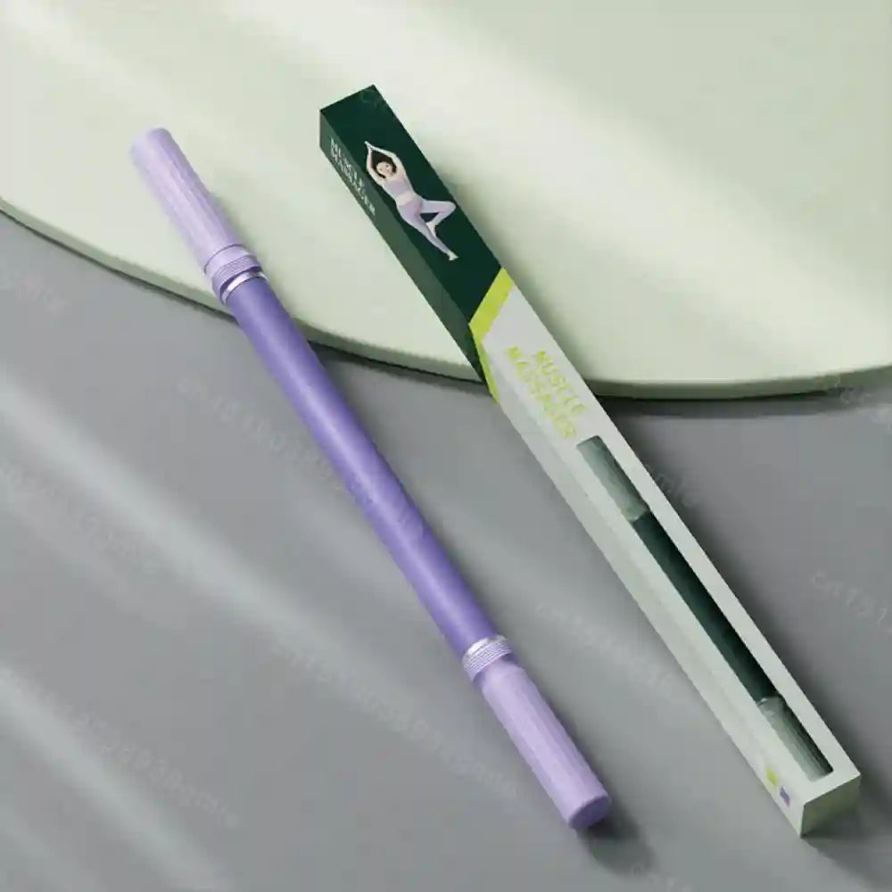 Yoga Fascia Stick 57cm Massage Roller for Deep Tissue Muscle Recovery Massage Roller Purple China Mainland Tidesmit