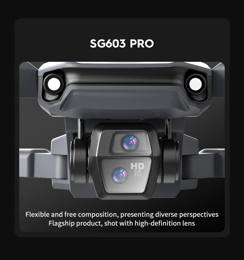 Tidesmit SG603 GPS Drone with 8K Camera, Brushless Motor & Obstacle Avoidance Tidesmit