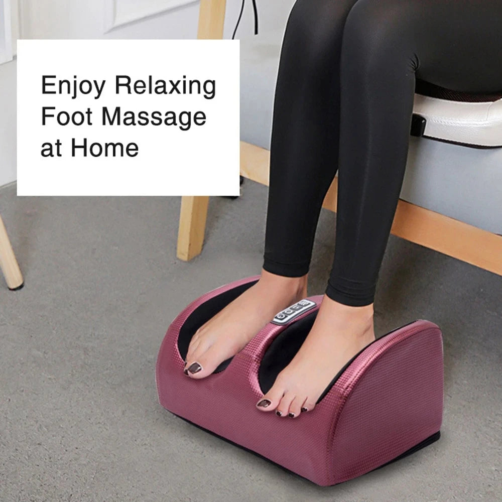 Electric Foot Massager with Heat - Shiatsu Deep Tissue Muscle Relief Body Shaping Massage Equipment Tidesmit