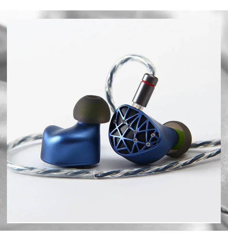 Sound Rhyme SR10 Hybrid IEMs | 10-Driver HiFi Wired Earphones | Tidesmit Tidesmit