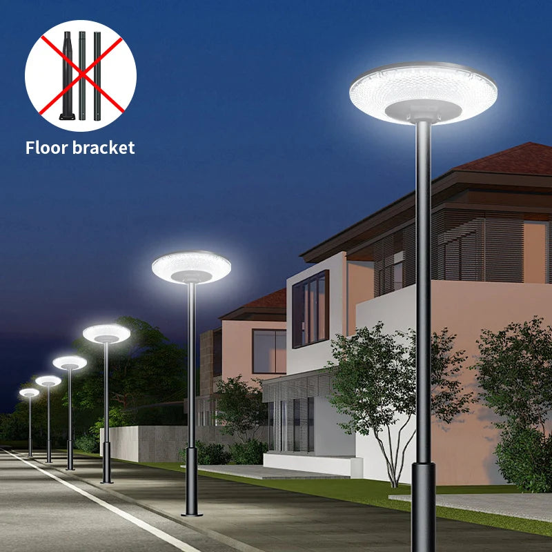 Solar Garden Light 360° Circular Illumination Human Radar Sensing 0 Electricity Bill Wireless Solar LED Lamp