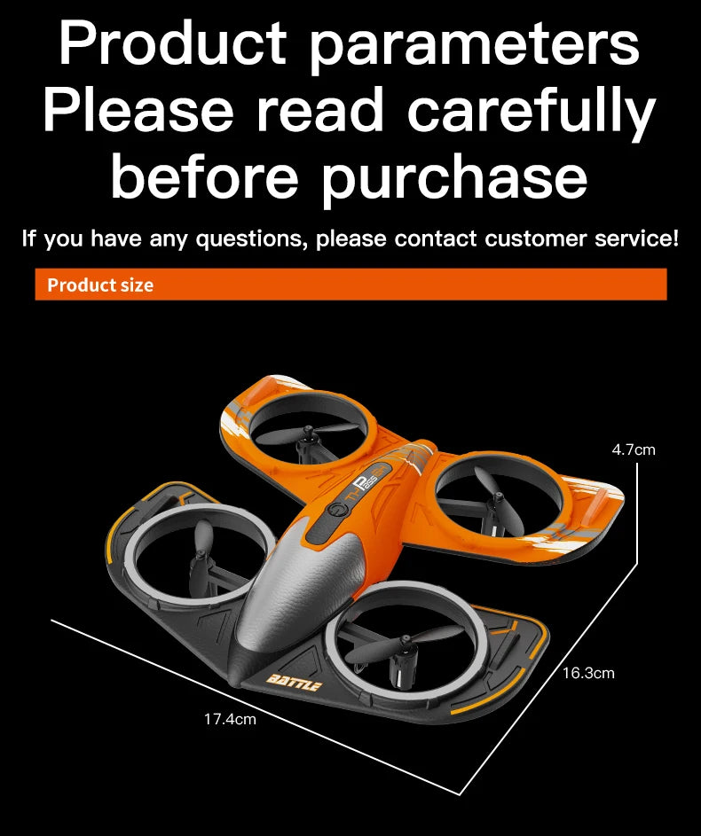Mini Camera Drone with Long Range and Extended Flight Time - Blue Tidesmit