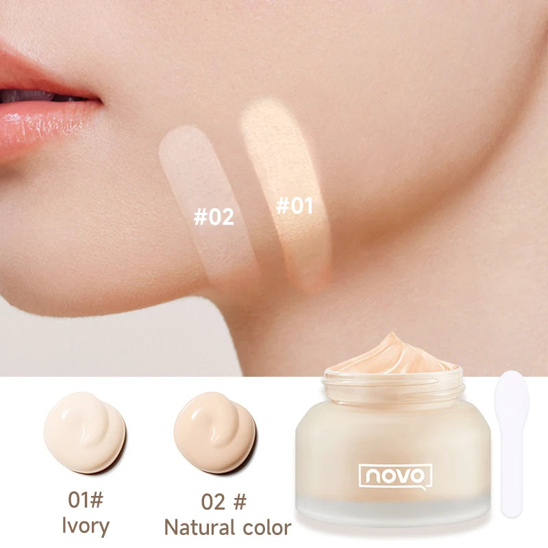 Tidesmit moisturizing matte foundation and BB cream shade swatch showing full coverage oil control finish