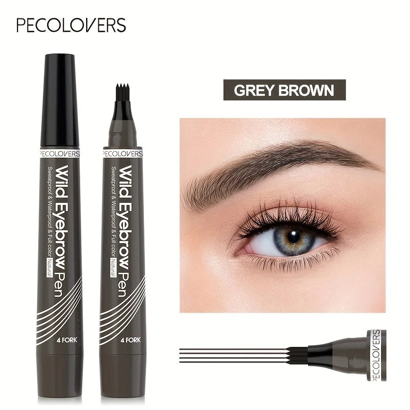 Eyebrow Tattoo Pen Waterproof 4-Tip Microblading Makeup Tool Permanent Makeup Machines 04 Tidesmit