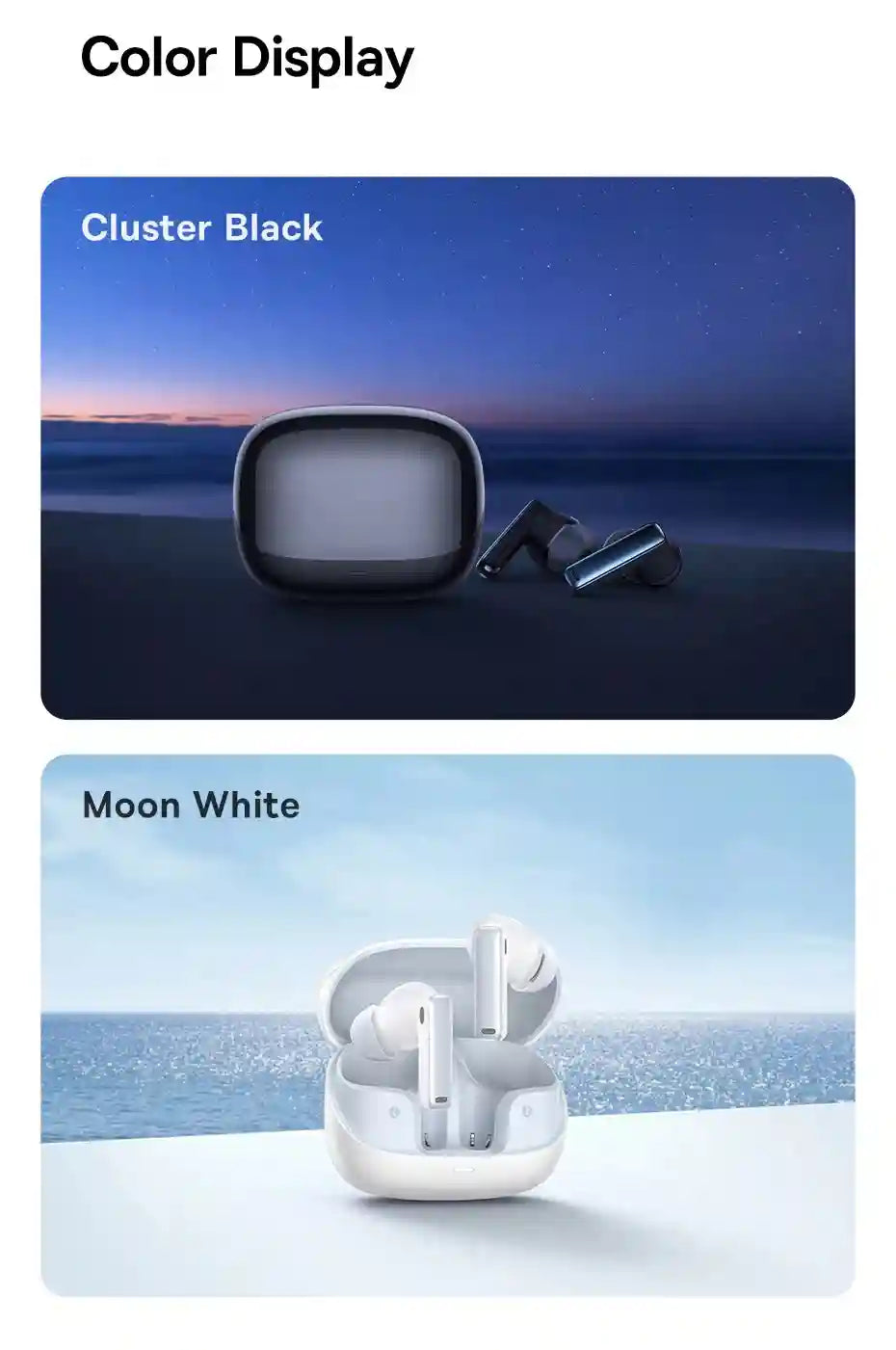 M2s Active Noise Cancelling Wireless Earbuds Bluetooth 5.3 Tidesmit