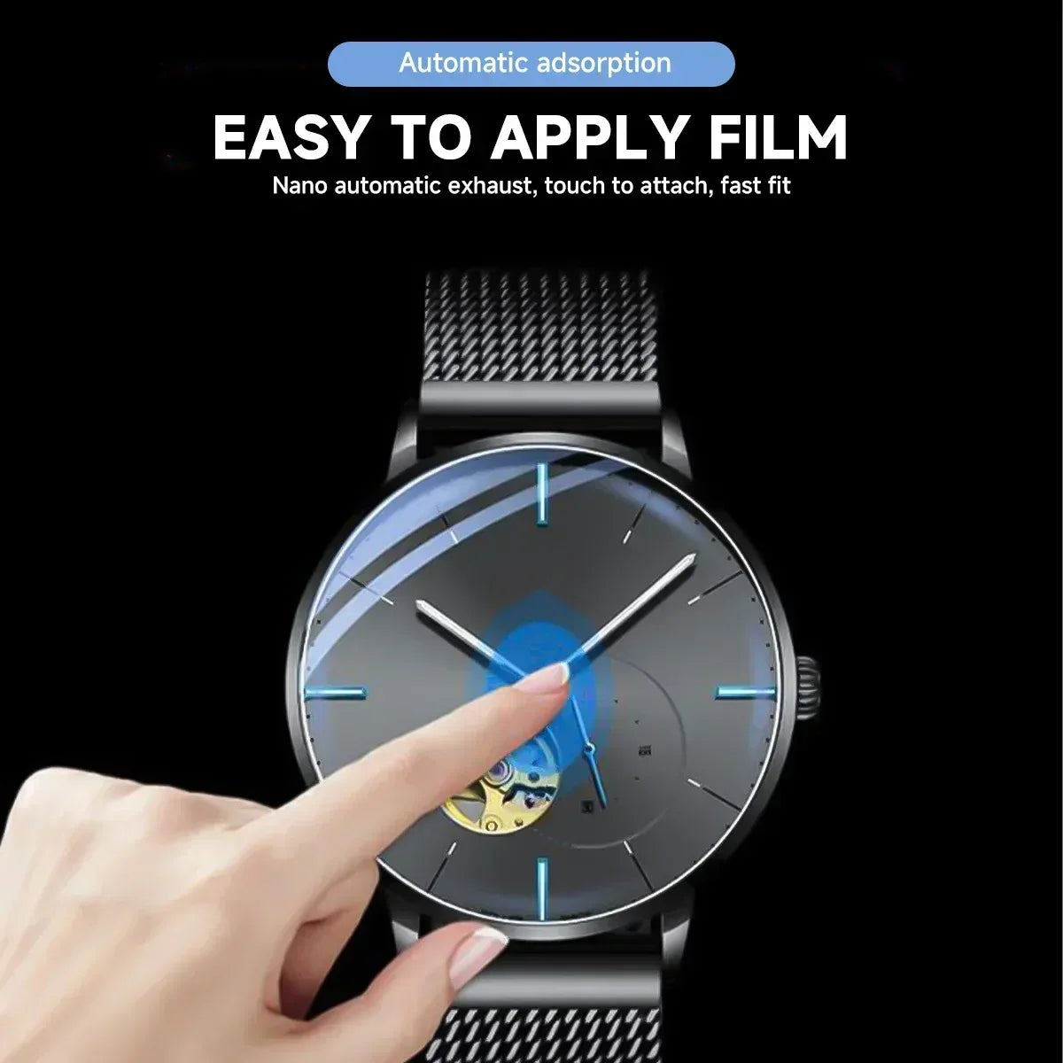 Universal Smartwatch Screen Protector - 9H Tempered Glass for Smartwatches Tidesmit