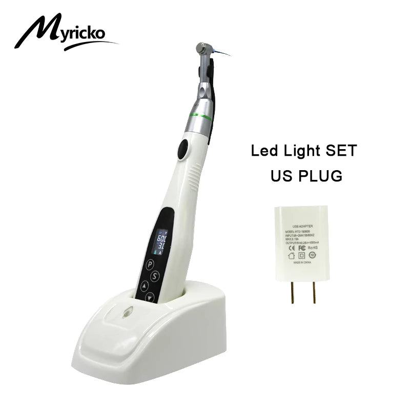 Wireless Dental Endomotor with LED Light | 16:1 Reduction | Tidesmit Body Shaping Massage Equipment White US Tidesmit