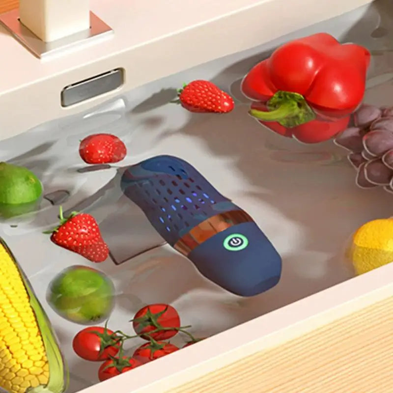 1pc Vegetable and Fruit Cleaning Machine, Fruit and Vegetable Washer, Fruit Cleaner, Fruit Purifier, Waterproof Fruit Cleaning D