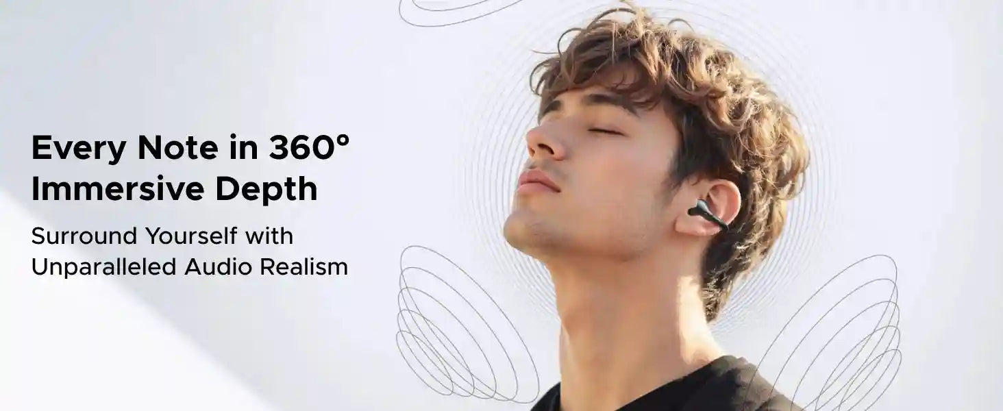 Wireless Headphones with 30H Playtime and 4 Mic Hands-Free Calls Tidesmit