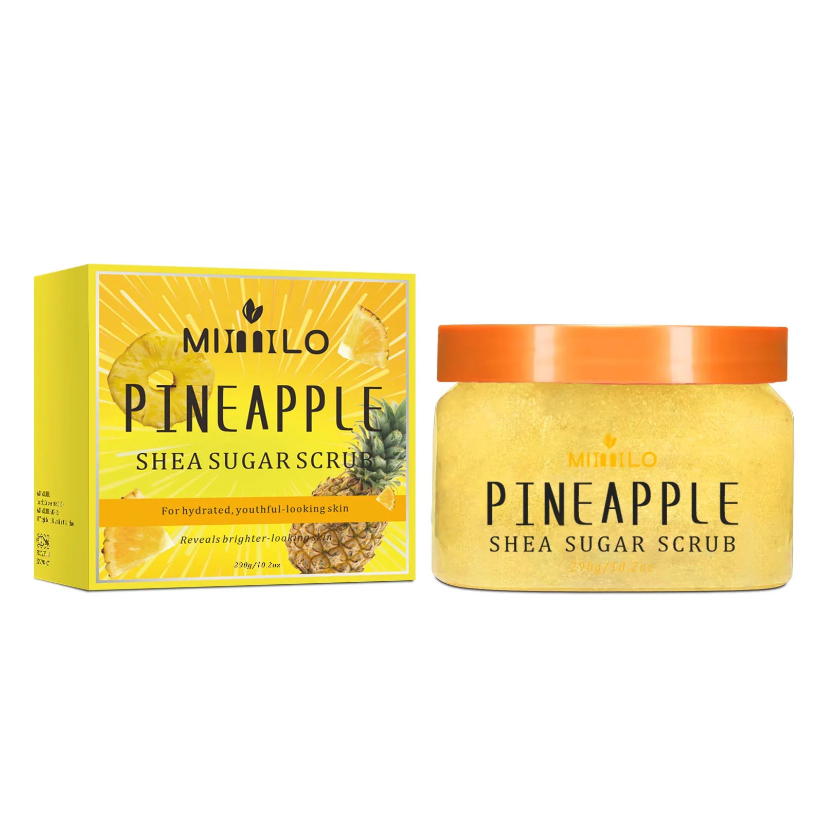 Shea Sugar Scrub Exfoliator for Smooth Skin | Tidesmit 290g Scrubs Treatments PINEAPPLE 290g Tidesmit