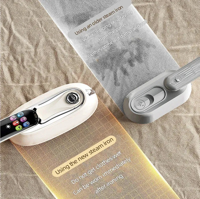 Portable Handheld Steam Iron with LED Display 1200W 220V EU Plug