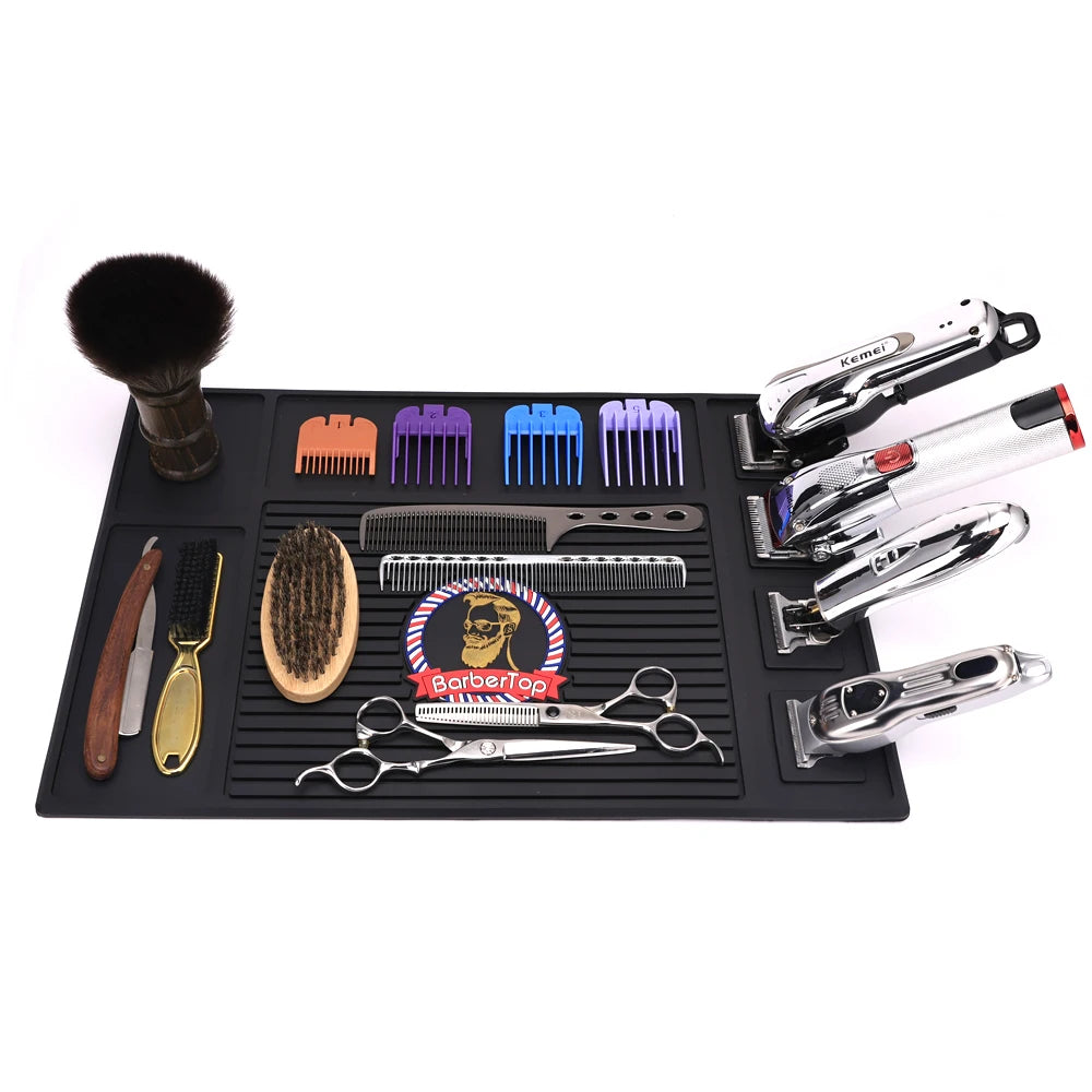 Magnetic Barber Tool Tray Heat Resistant Silicone Pad - Tidesmit Massage Chairs Tidesmit