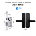 Fingerprint Lock Waterproof Wifi Remote Control Bluetooth TTLock App Card Digital Code Keyless Electronic Smart Door Lock