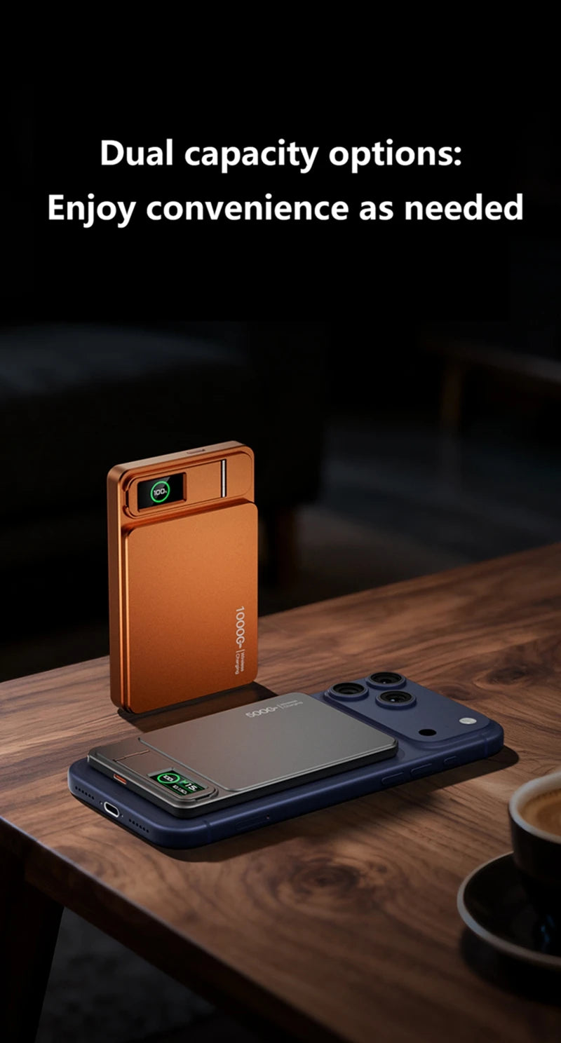Magnetic Wireless Power Bank 10000mAh with 20W PD Fast Charging Tidesmit