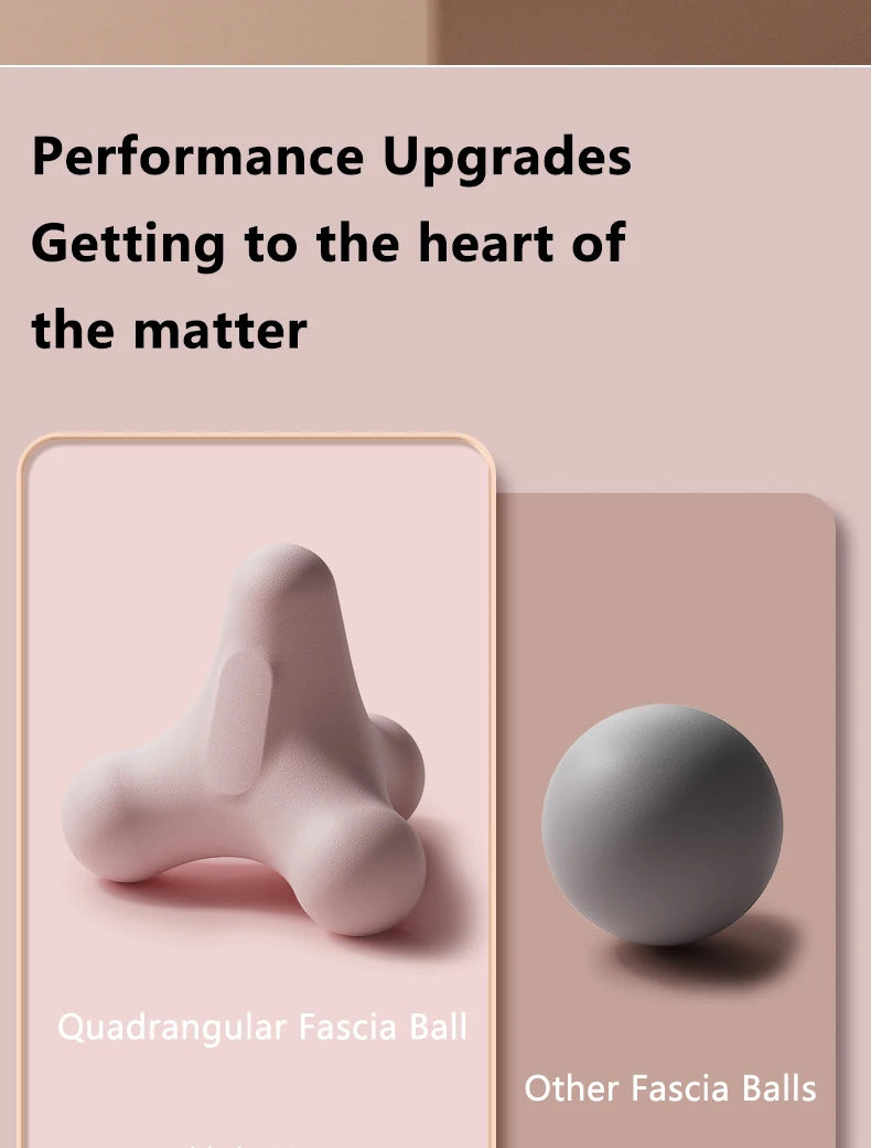 Plantar Fascia Massage Ball - Deep Tissue Muscle Relief Tool Body Shaping Massage Equipment Tidesmit