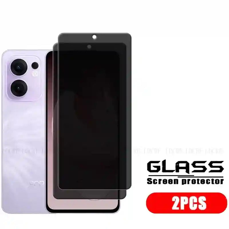 Reno 13F Privacy Screen Protector - 4 Pack Anti-Spy 9H Tempered Glass AE 2 Front Glass For Reno 13F Tidesmit