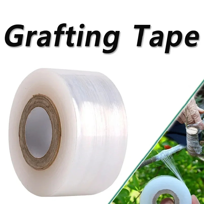 1/3roll PE Flexible Grafting Tape Film Self-adhesive Garden Tree Roll Tape To Graft Trees Plants Graft Stretchable 4cm Width