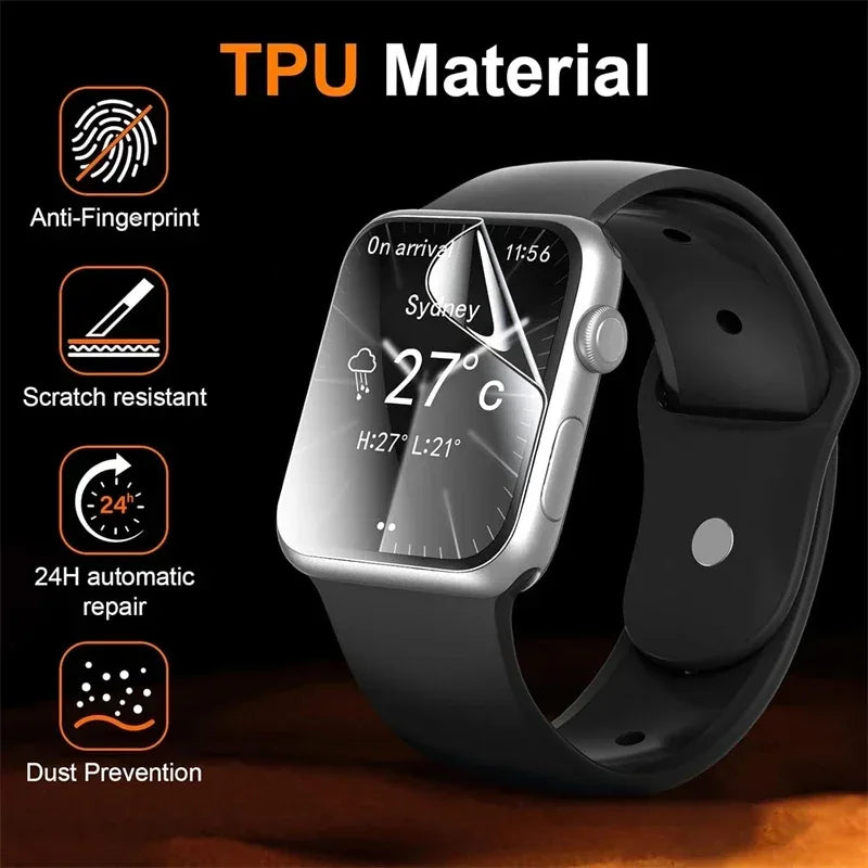 Apple Watch Screen Protector: 5PCS Hydrogel Film for Series 1-10 & Ultra Tidesmit