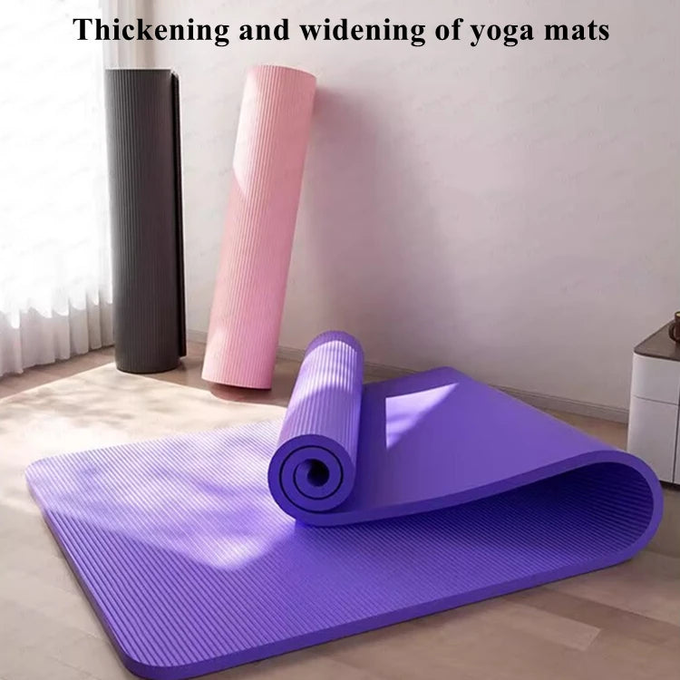 Thick 10mm 200x90cm Anti-slip Sport Fitness Mat  Yoga Mats Blanket  Exercise Yoga Pilate Gymnastics Mat Fitness Equipment Floor