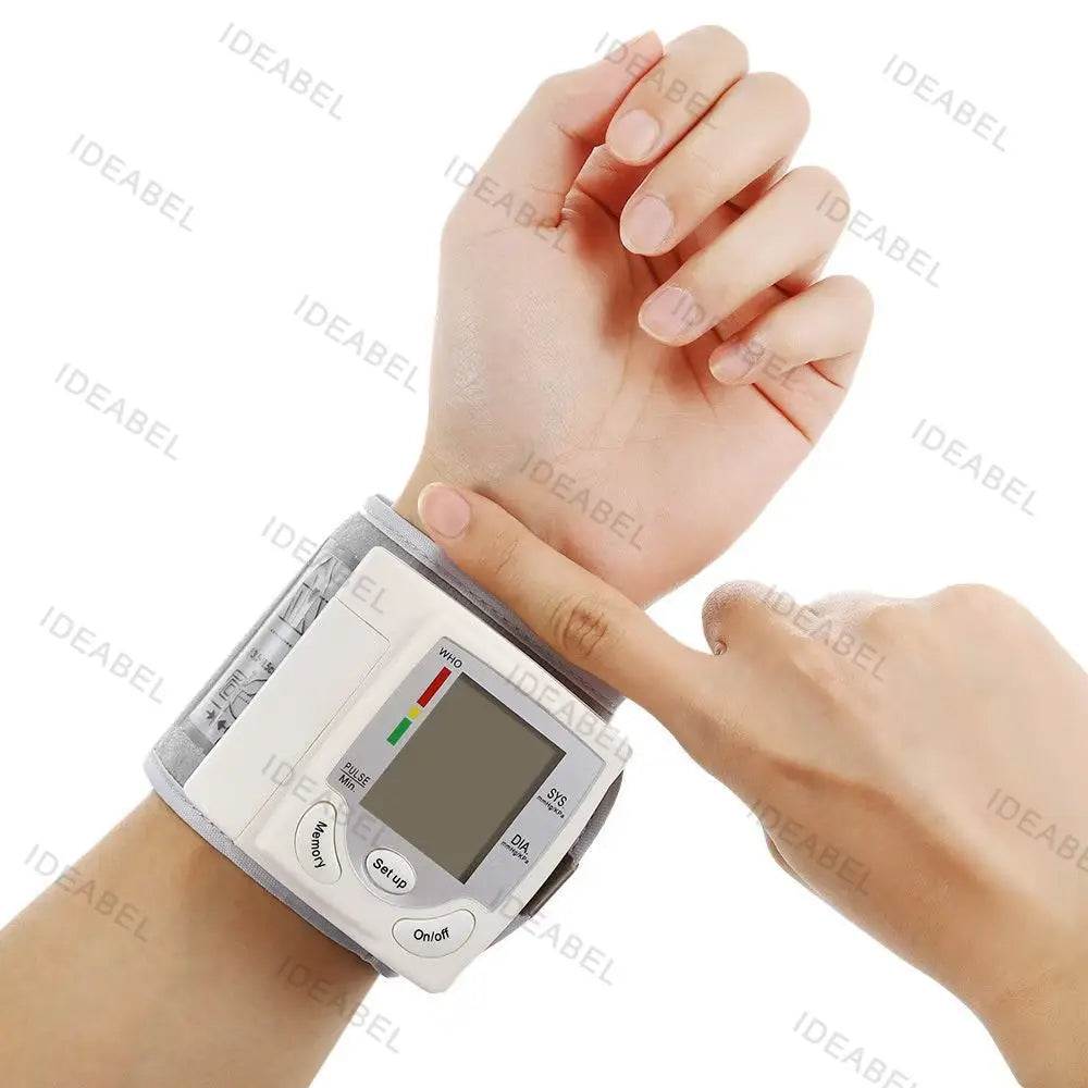 Wrist Blood Pressure Monitor Infrared Thermometer Tonometer BP Monitor Non Contact Infrared Medical Thermometer Pulse Oximeter