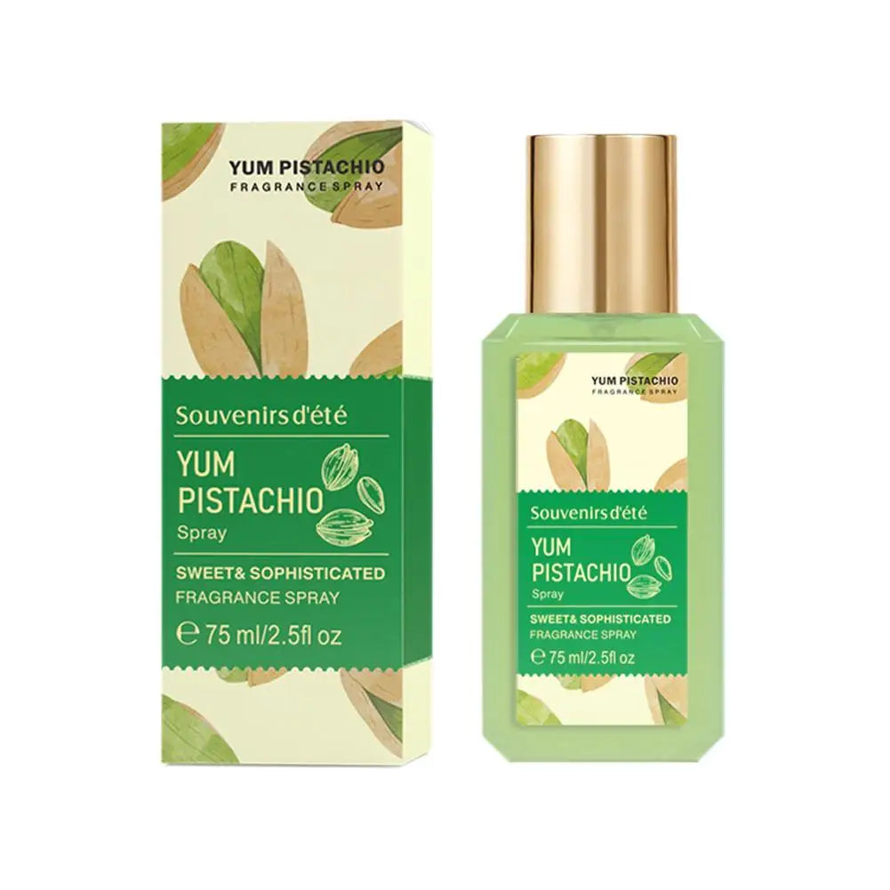 Tidesmit Sweet Pistachio Ice Cream fragrance spray, a long-lasting gourmand perfume with a warm daily wear scent.
