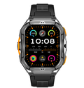 YLL-HRS X05 Smart Watch-AMOLED Square Display Android OS GPS Navigation SOS Button Heart Rate Sleep Activity Tracker Qibla Direc