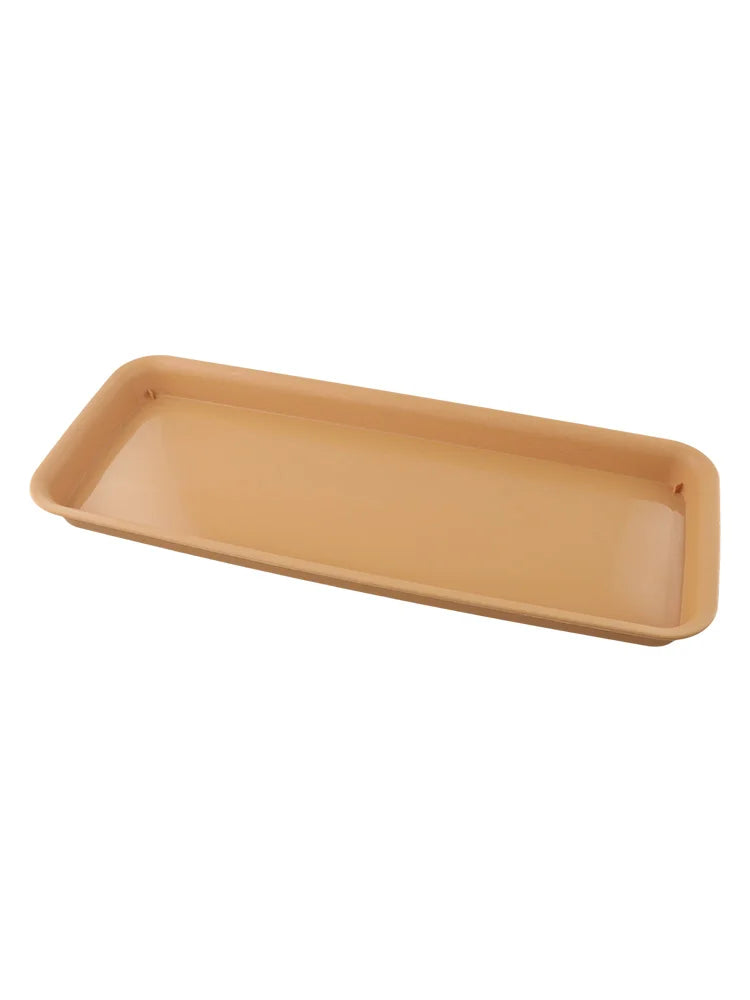 Water Tray Floor Flower Pot Tray 57.5*22.5*3.5cm Plastic Flower Pot Outdoor Garden Supplies Plant Rectangular Pot