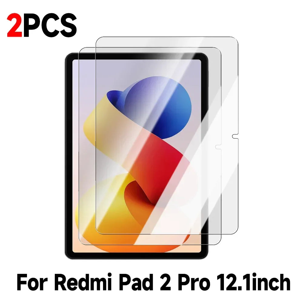 Tempered Glass Screen Protector for Redmi and Poco Pad | 9H Hardness For Pad 2 Pro 12.1 Tidesmit