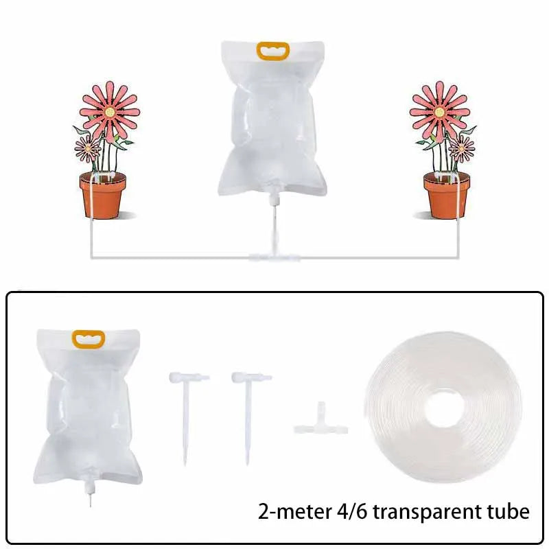 Plant Irrigation Bag Automatic Adjustable Dripping Rate Watering Bag Garden Watering Water Bag Plant Dripper Tools Kits