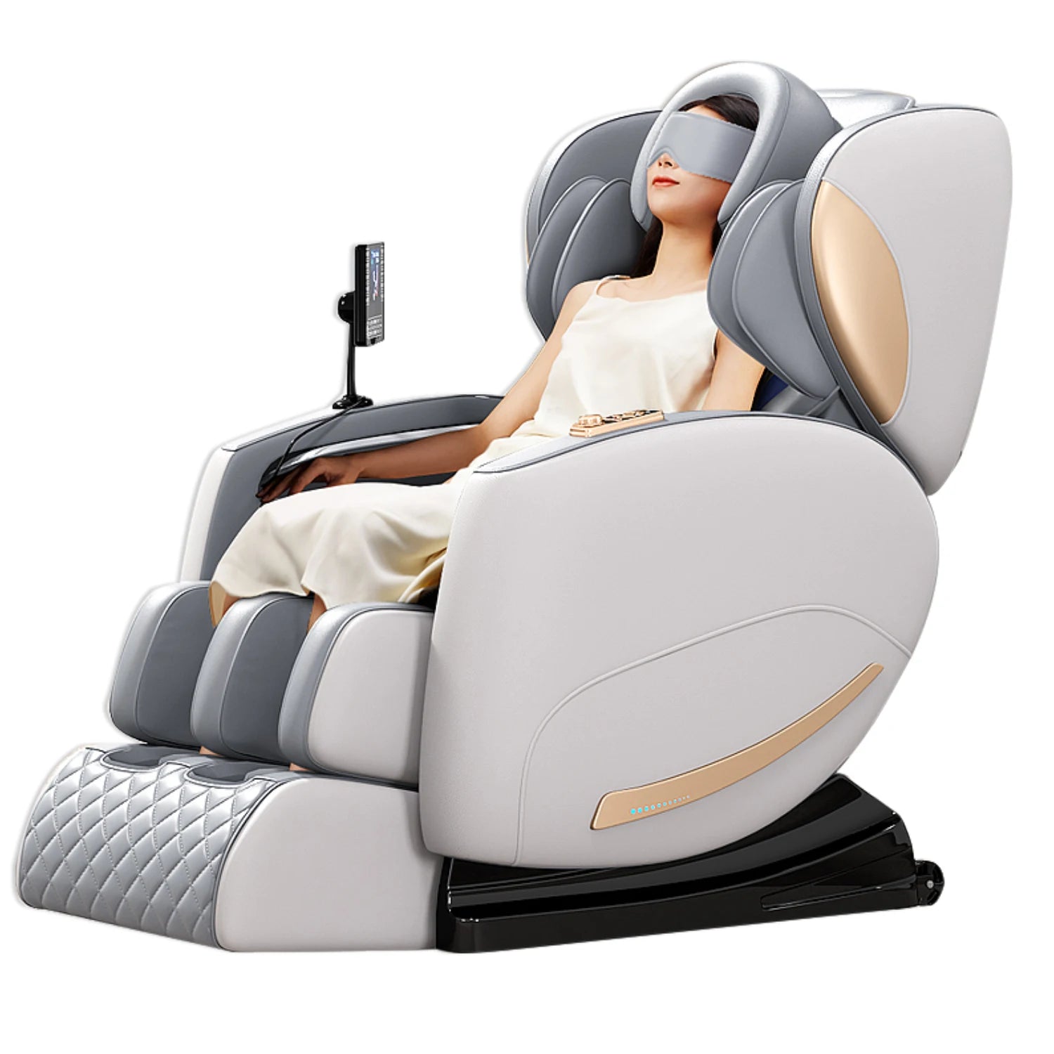 Electric Massage Chair Zero Gravity with Voice Control - Tidesmit Massage Chairs YJ-5812Agrey Tidesmit