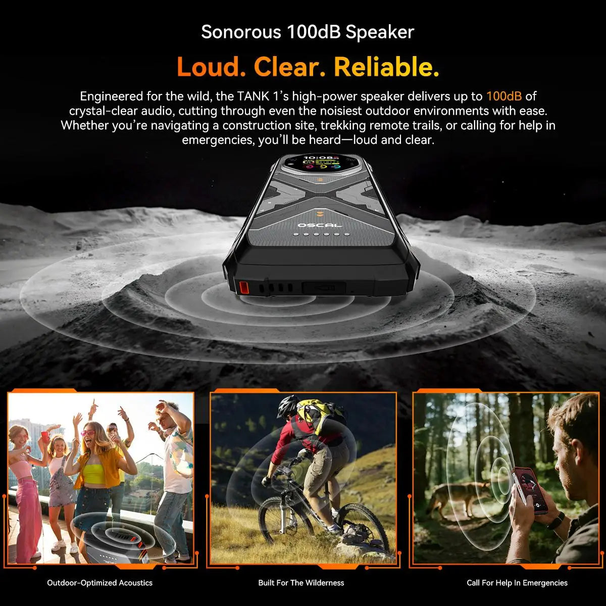 Blackview Oscal TANK 1 Rugged Phone 16GB+512GB 64MP Telephone 6.78 inch Display Android 15 DokeOS 4.2 Mediatek Dimensity 7050 5G
