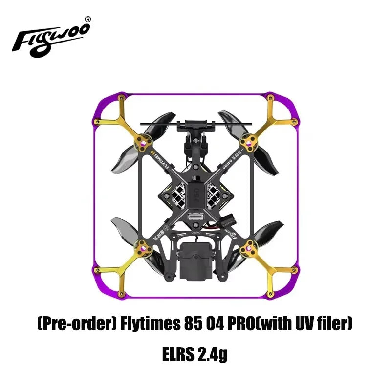 Flywoo Flytimes 85 HD O4 Pro: 2S Micro Racing FPV Drone 2 Tidesmit