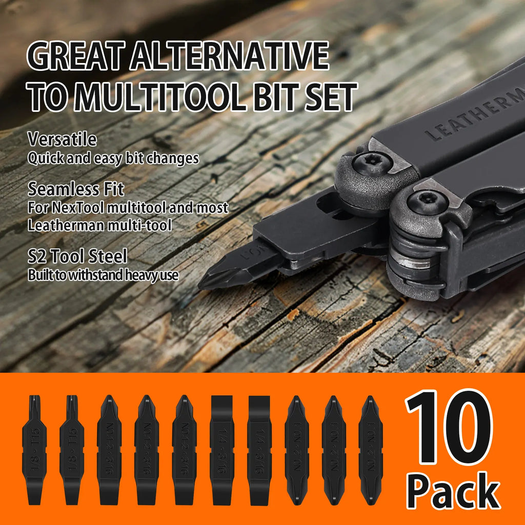 NexTool 20 Types of Hex Bit Accessory Kit Screwdriver Set for NexTool Pocket Tools E1 Flagship Captain Hand Tools Multi-tool