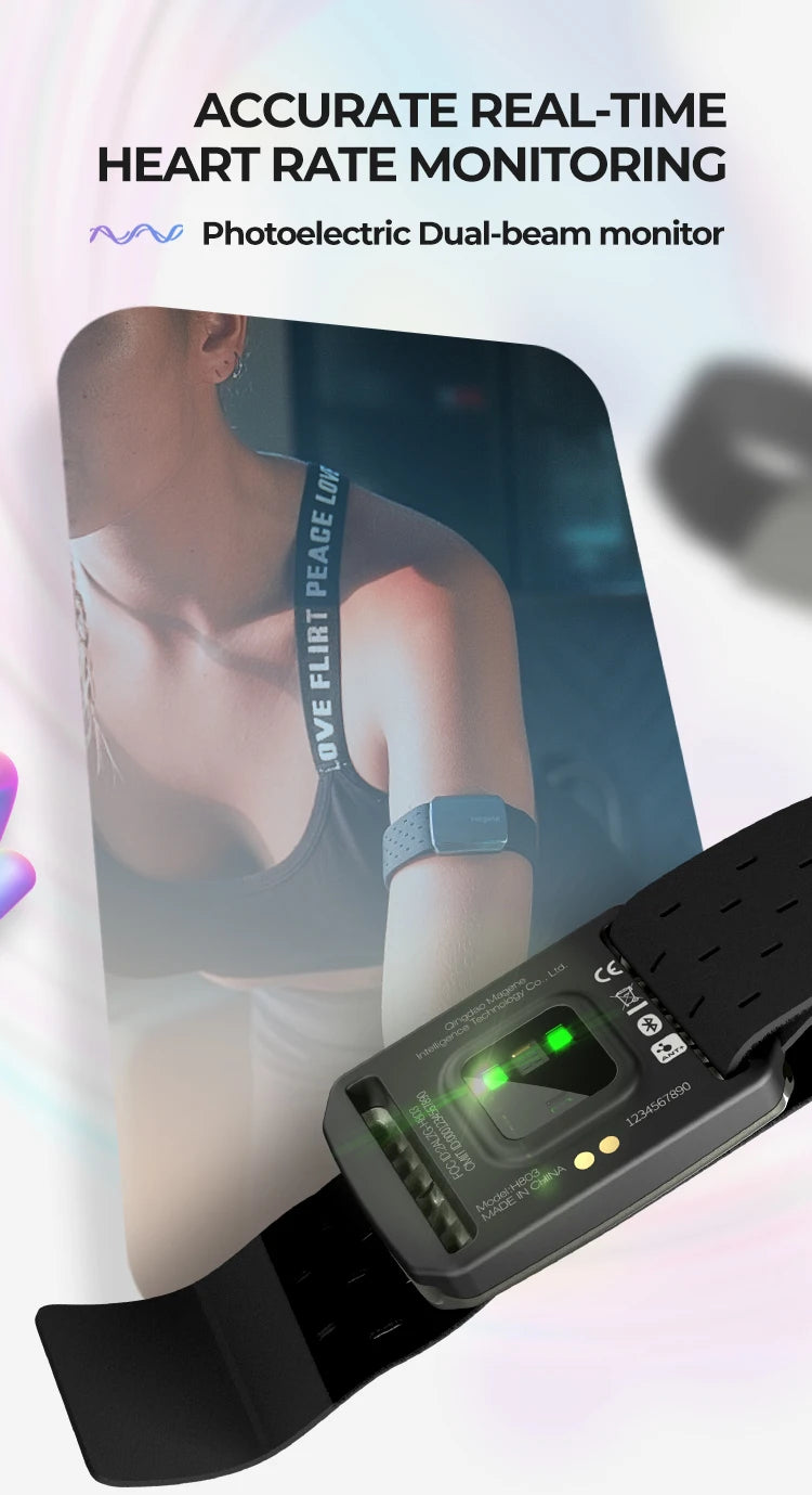 Tidesmit H803 Heart Rate Armband Monitor - Bluetooth & ANT+ Connectivity Tidesmit