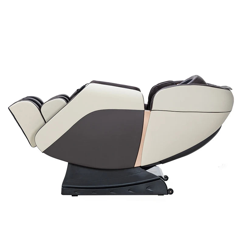Zero Gravity Massage Chair with Bluetooth - Brown & Gold Full Body Massage Chairs Tidesmit
