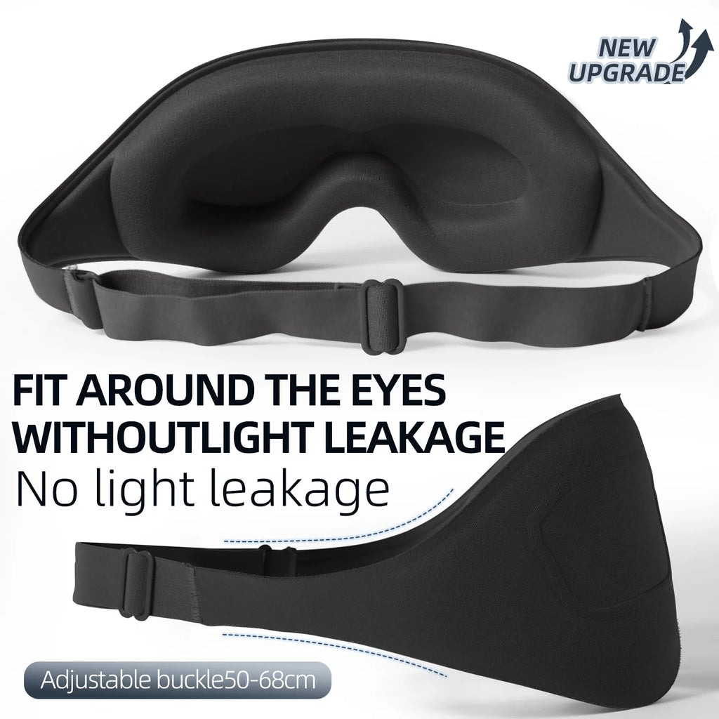 3D Sleeping Eye Mask Shading Breathable Eye Cover Natural Sleeping Eye Mask Memory Foam Block Night Mask Blindfold for Sleep