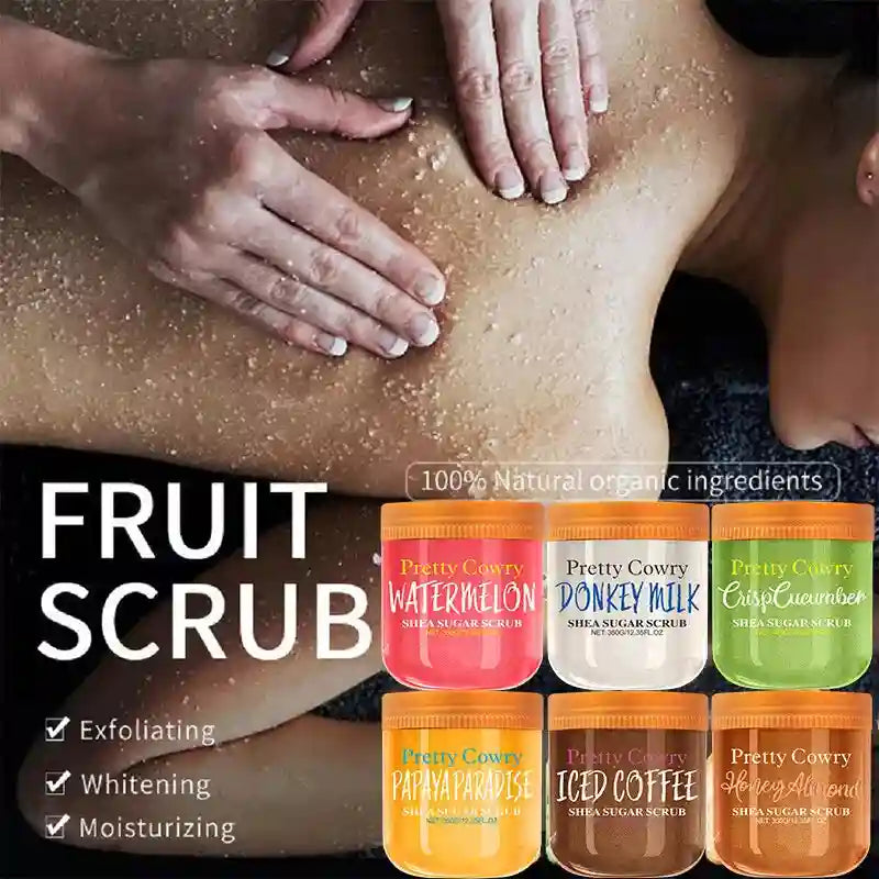 Shea Butter Body Scrub: Exfoliating & Moisturizing Treatment Scrubs Treatments Tidesmit