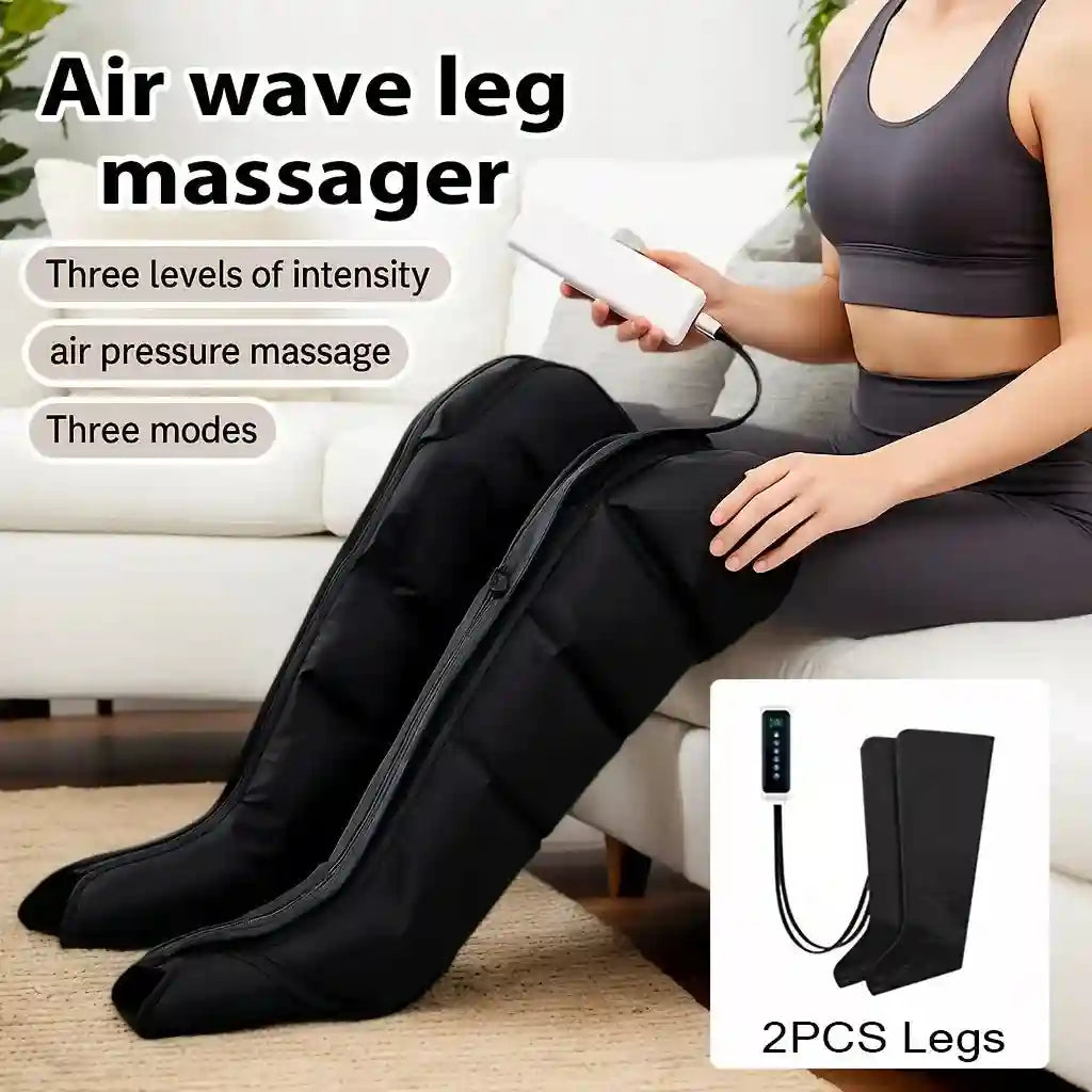 Leg Air Compression Massager - Deep Tissue Recovery Device Massage Roller Tidesmit