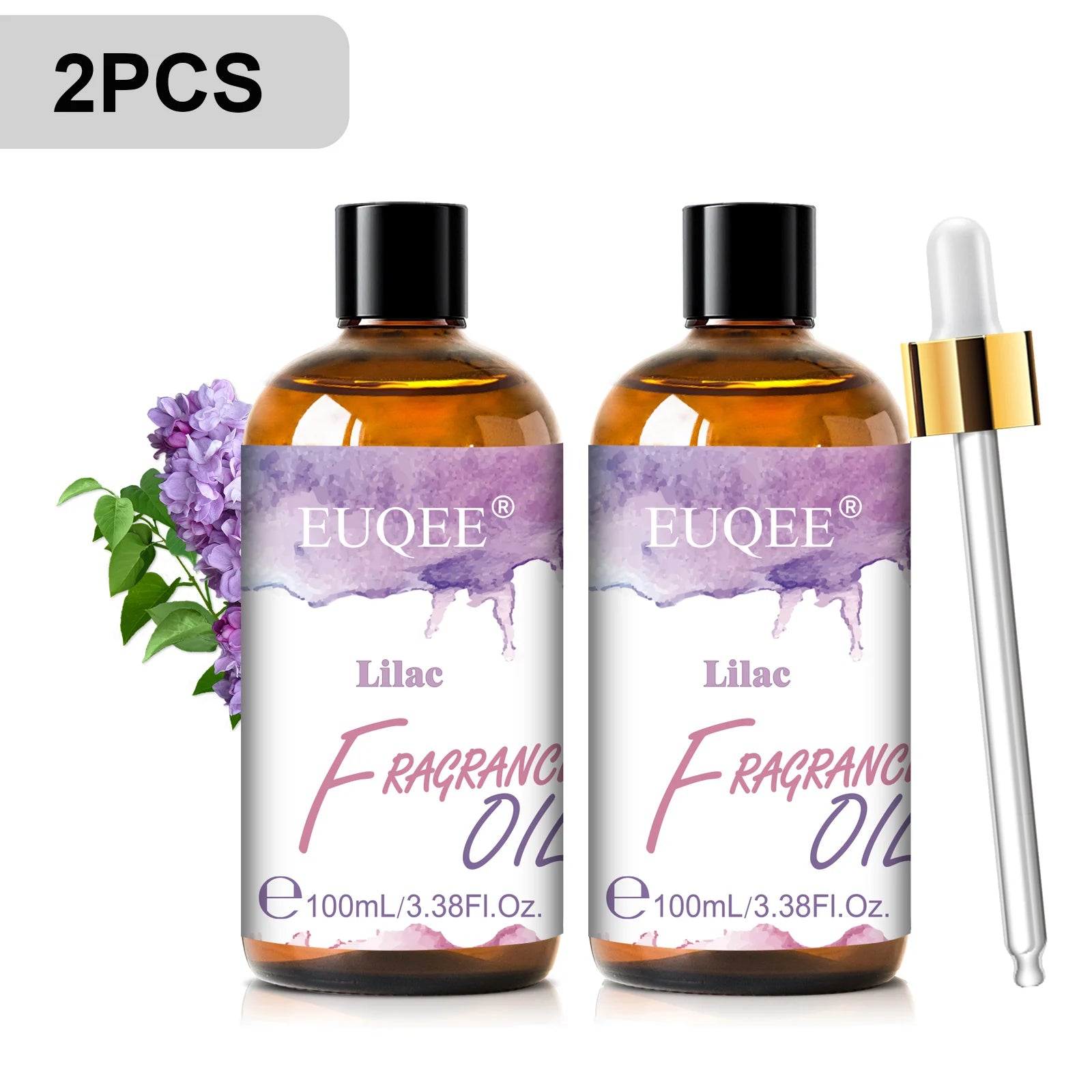 EUQEE 100ml Premium Fragrance Oil Coconut Vanilla White Musk Freesia Aroma Fragrance Oils For Diffuser Humidifier Candle Making