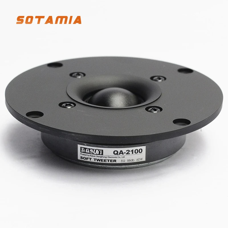 SOTAMIA 1PCS 4 Inch Tweeter 8 Ohm 60W Silk Film Dome Single Magnetic Smart Tweeter DIY Home Bluetooth Speaker System